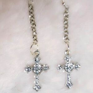 Cross earrings